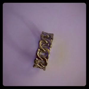 Vintage stretch loop gold bracelet in EUC